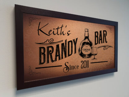 Custom Brandy Bar Signs