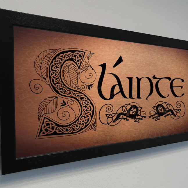 Slainte Sign Slainte Bar Sign