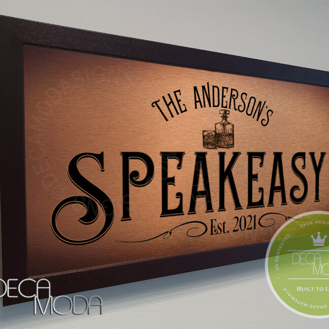 Speakeasy Sign Speakeasy Signs