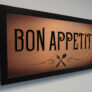 Bon Appetit Kitchen Signs