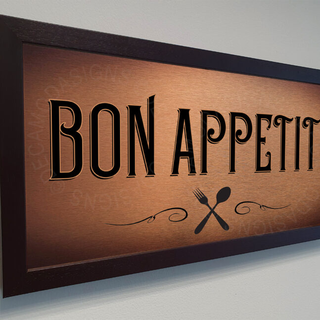 Bon Appetit Signs Bon Appetit Kitchen Sign