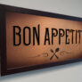 Bon Appetit Kitchen Sign