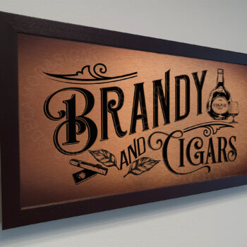 Brandy and Cigars Sign