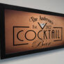 Personalized Cocktail Bar Sign