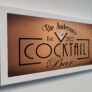 Personalized Cocktail Bar Sign