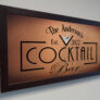 Personalized Cocktail Bar Sign