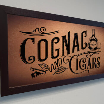 Cognac and Cigars Sign