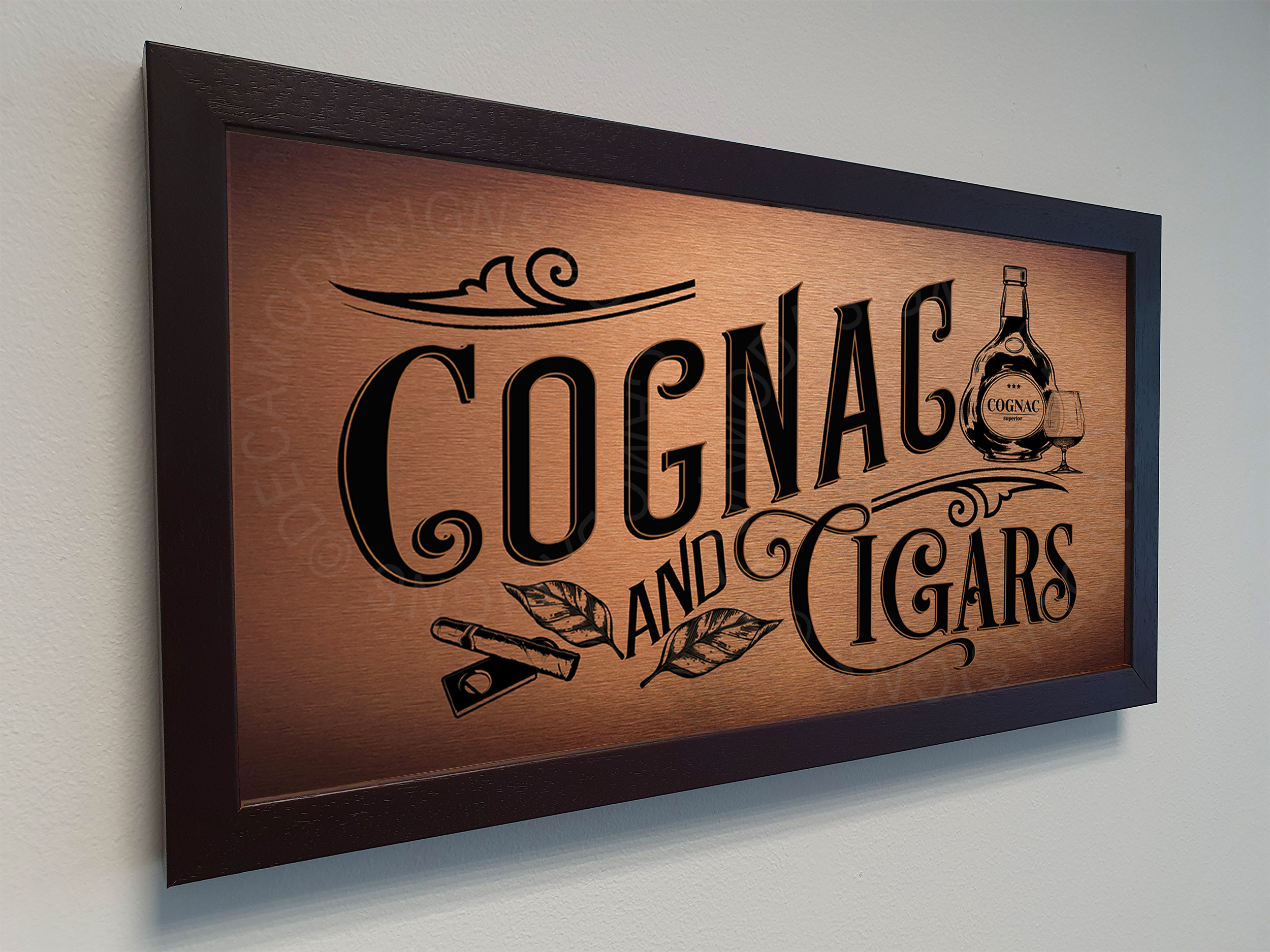 Cognac and Cigars Sign