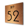 brushed copper door sign-ad107