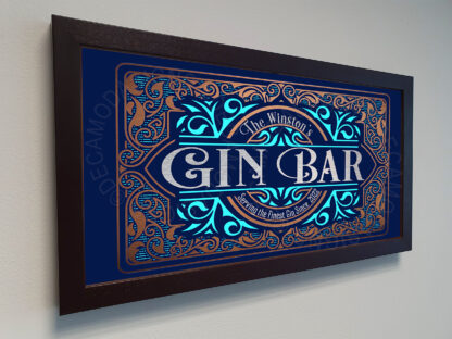 Personalized Gin Bar Sign