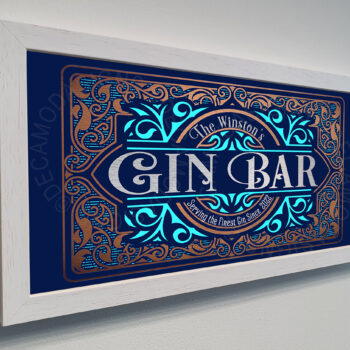Personalized Gin Bar Sign