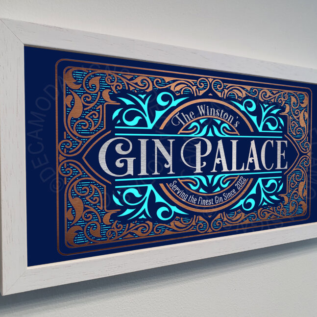 Personalized Gin Palace Sign