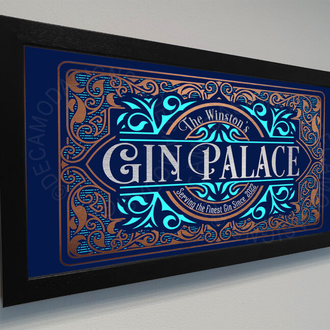 Gin Palace Sign Personalized Gin Palace Sign