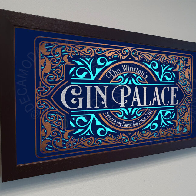 Gin Palace Signs Personalized Gin Palace Sign