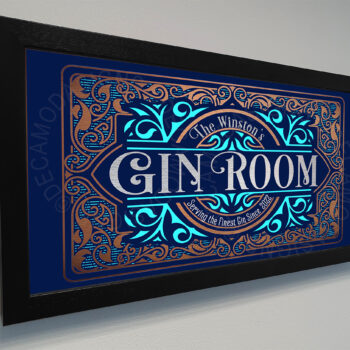 Personalized Gin Room Sign