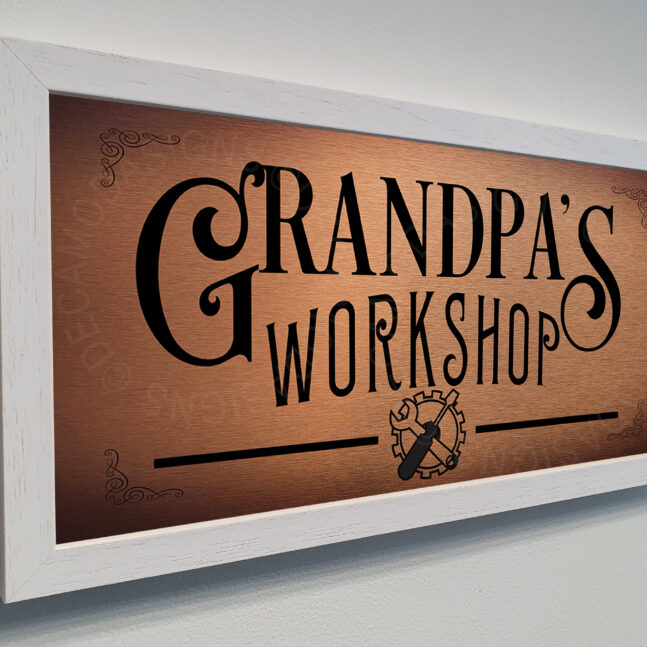 Grandpas Workshop Sign Personalized Grandpas Workshop Signs