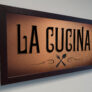 La Cucina Kitchen Sign