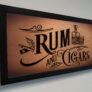 Rum and Cigars Sign