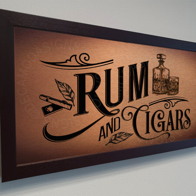 Rum and Cigars Signs Rum and Cigars Sign