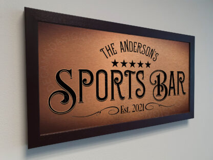 Custom Sports Bar Signs