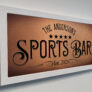 Custom Sports Bar Sign