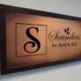 Personalized Surname Wedding Plaque