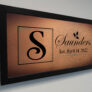 Personalized Surname Wedding Plaque