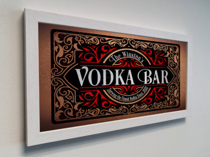 Personalized Vodka Bar Sign