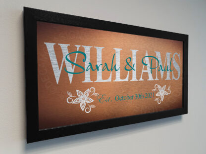 Personalized Wedding Couple Sign