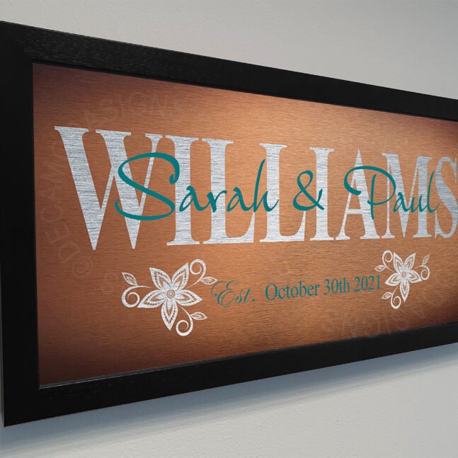 Wedding Couple Sign Personalized Wedding Couple Sign