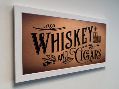 Whiskey and Cigars Sign