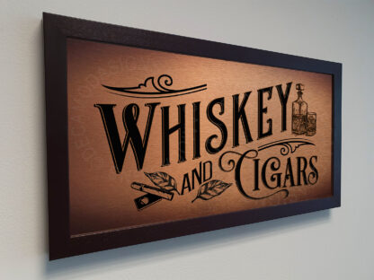 Whiskey and Cigars Sign