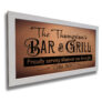 Personalized Bar and Grill Sign