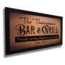 Personalized Bar and Grill Sign