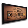 Personalized Billiards Hall Sign