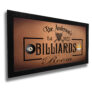 Personalized Billiards Room Sign