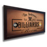 Personalized Billiards Room Sign