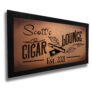 Personalized Cigar Lounge Sign