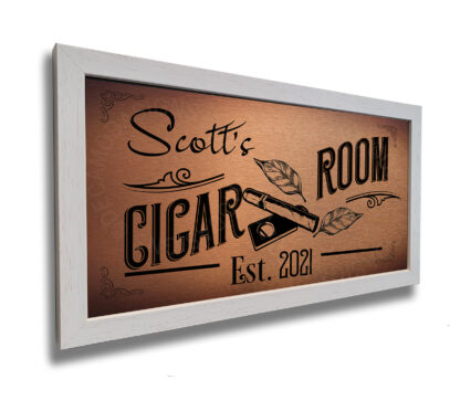 Custom Cigar room Sign