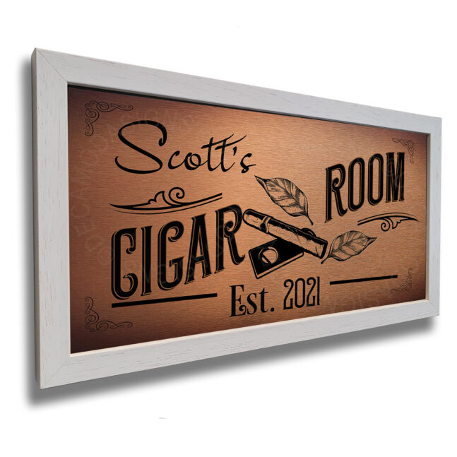 Cigar Room Sign Custom Cigar room Sign
