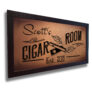 Personalized Cigar room Sign