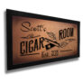 Personalized Cigar room Signs