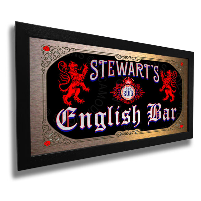 English Bar Signs Personalized English Bar Sign