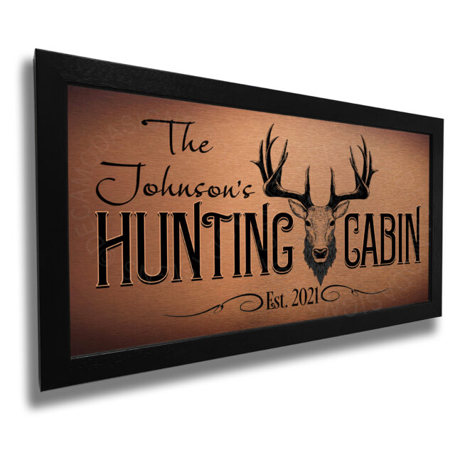 Personalized Hunting Cabin Sign