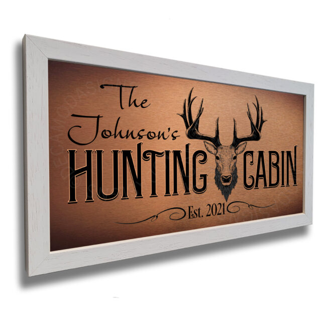Hunting Cabin Sign Personalized Personalized Hunting Cabin Sign