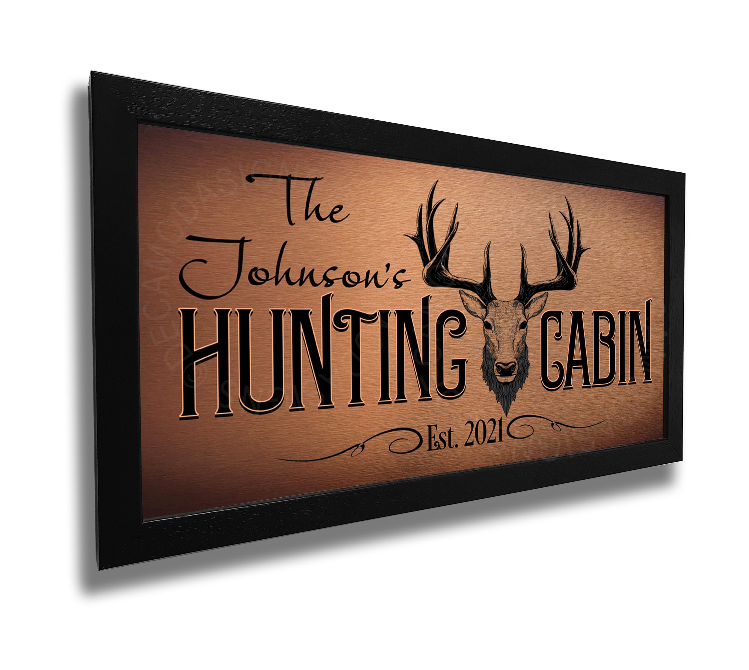 Personalized Hunting Cabin Sign