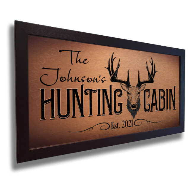 Hunting Cabin Signs Personalized Hunting Cabin Sign