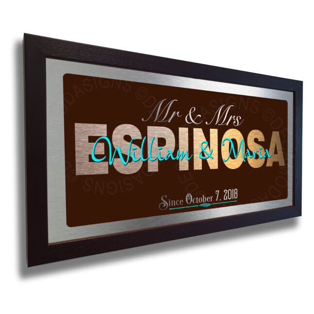 Mr and Mrs Sign Personalized Mr and Mrs Signs
