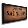 Personalized Mr and Mrs Wedding Signs