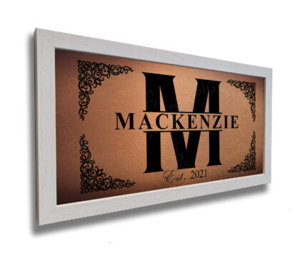 Custom Family Name Sign